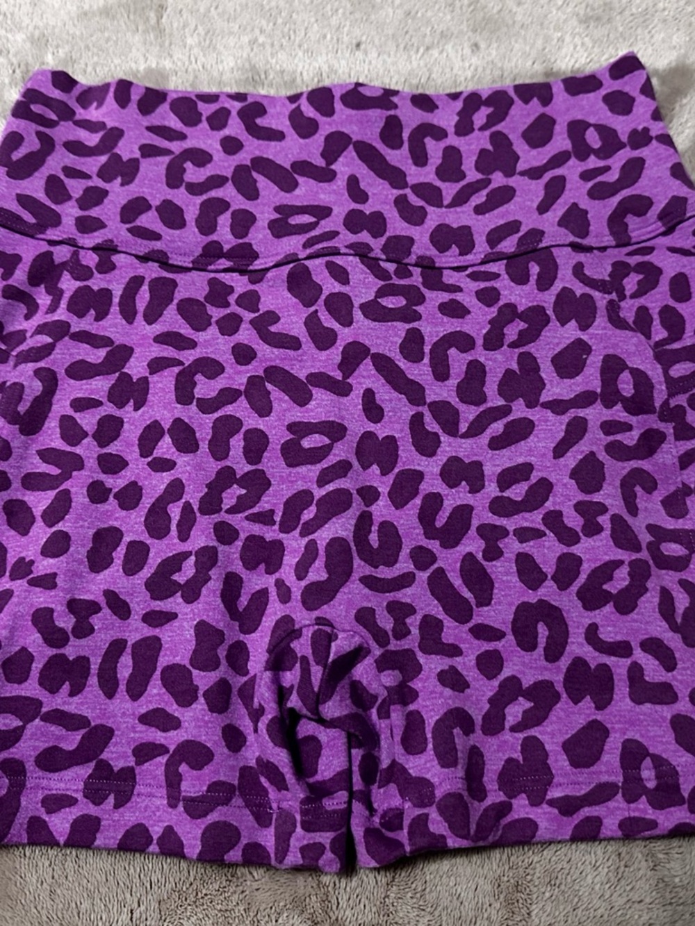 SOLD Bombshell Sportswear Purple Cheetah Print Shorts